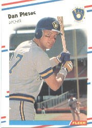 1988 Fleer Baseball Cards      171     Dan Plesac